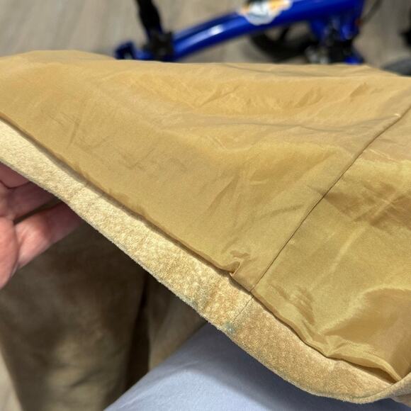 Croft & Barrow Tan Suede Blazer Jacket XL Classic Fall Academia Preppy - Picture 9 of 11